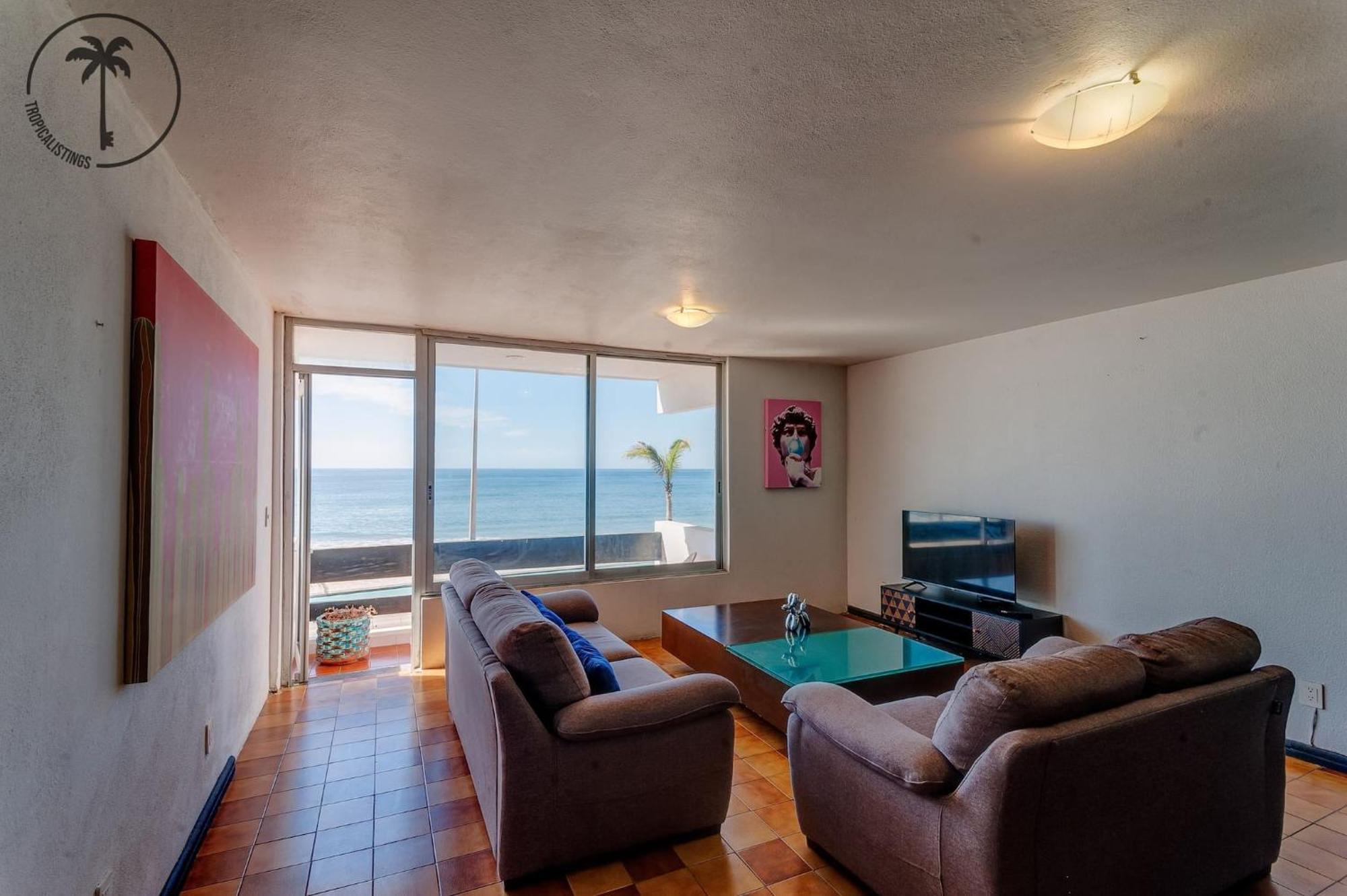 2 Bdr Apartment With Ocean View In Avenida Del Mar Mazatlan Exterior photo