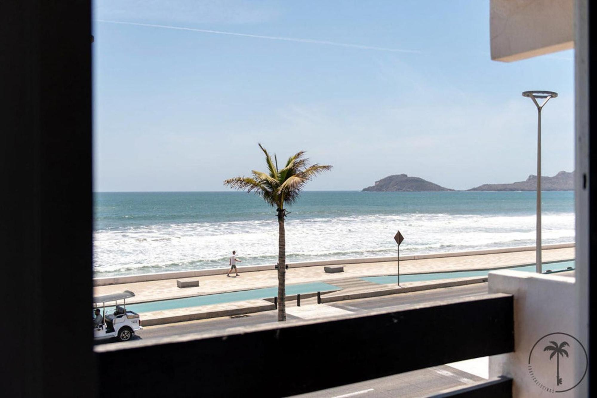 2 Bdr Apartment With Ocean View In Avenida Del Mar Mazatlan Exterior photo
