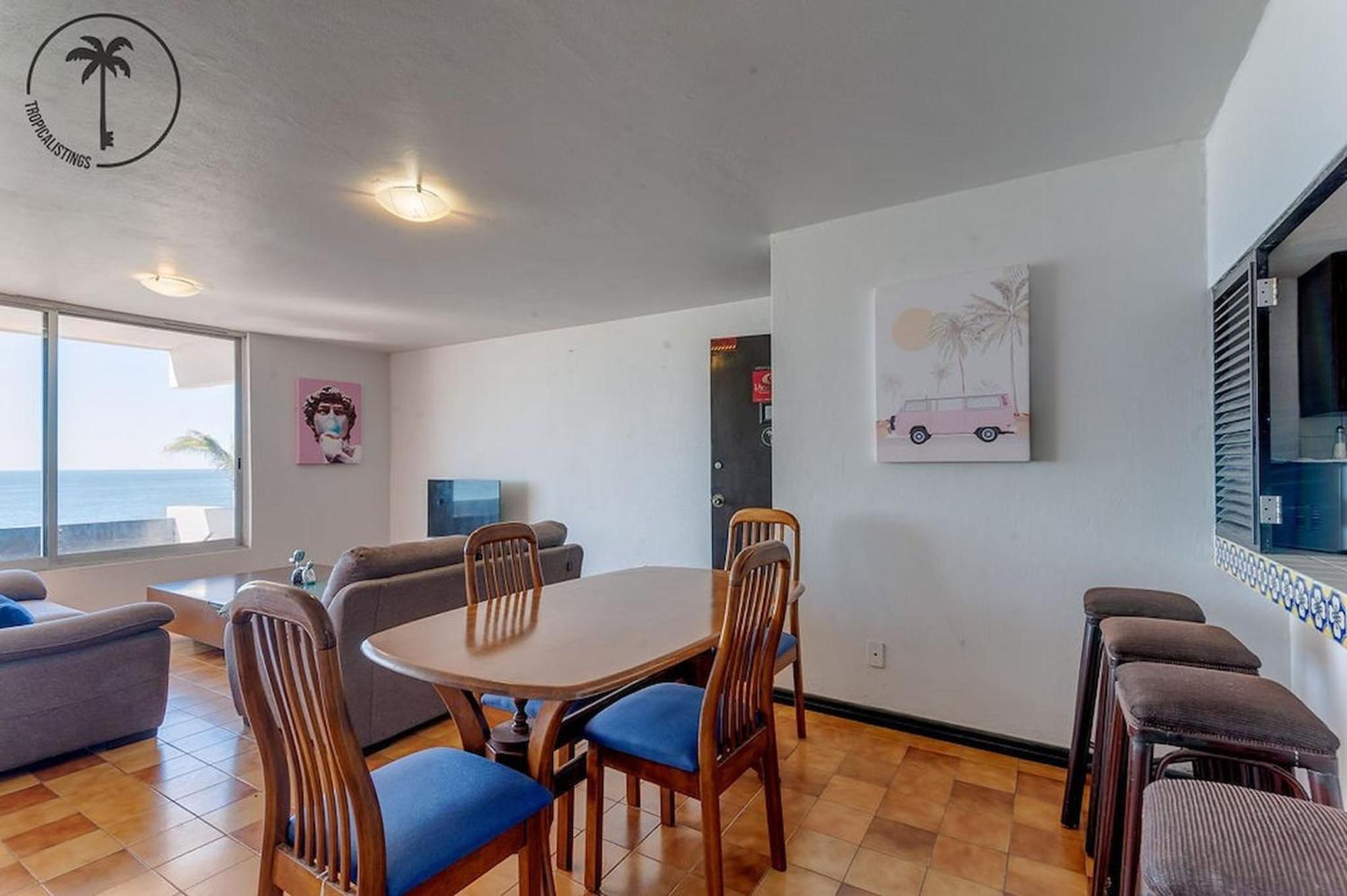 2 Bdr Apartment With Ocean View In Avenida Del Mar Mazatlan Exterior photo